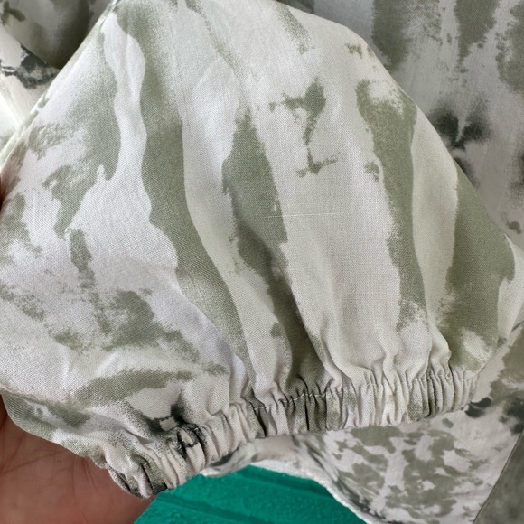 Surf Gypsy Wrap Top Tie Dye Tie Front Long Sleeves Medium Cover Up Shrug Medium - Picture 11 of 13